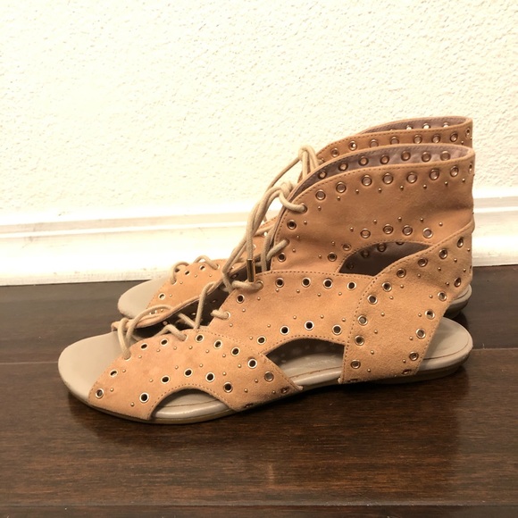 Joie Fabienne Gladiator Flat Suede Sandal - Picture 6 of 9